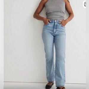 MADEWELL CURVY 90’s straight jeans size 29p